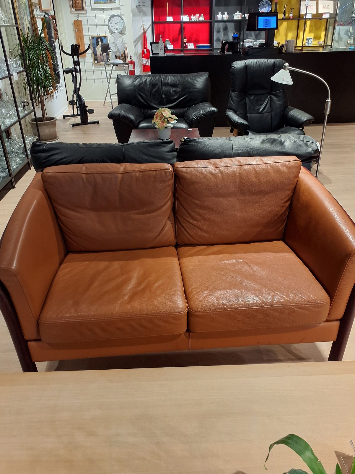2 personers lædersofa